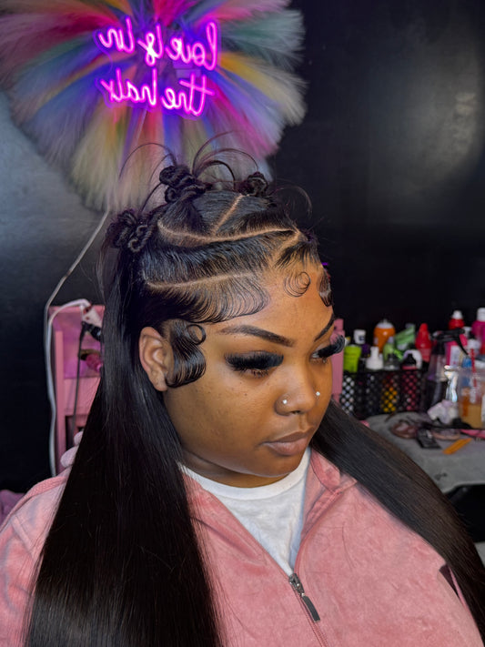 Natural Color 13x6 Full Frontal Wigs